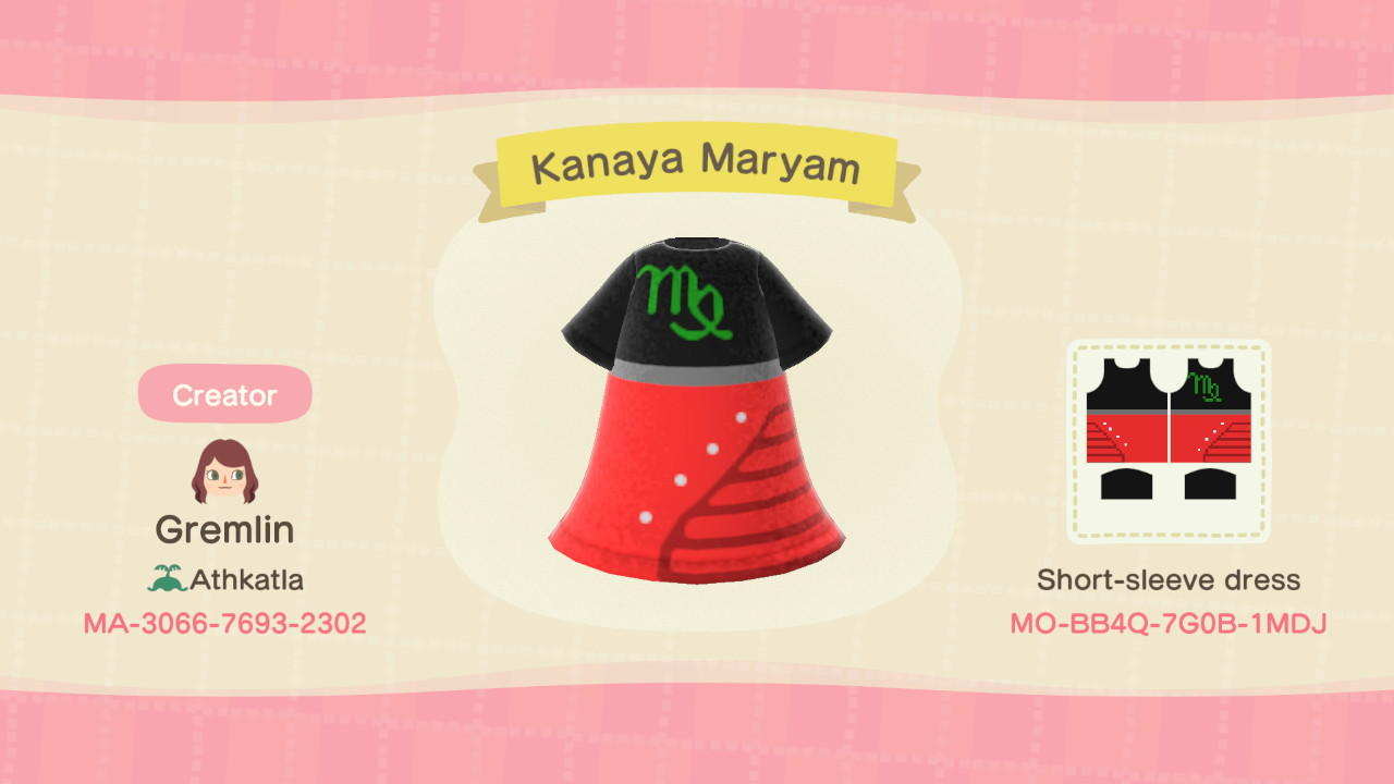 Animal Crossing Design Code: MO-BB4Q-7G0B-1MDJ Kanaya Maryam
