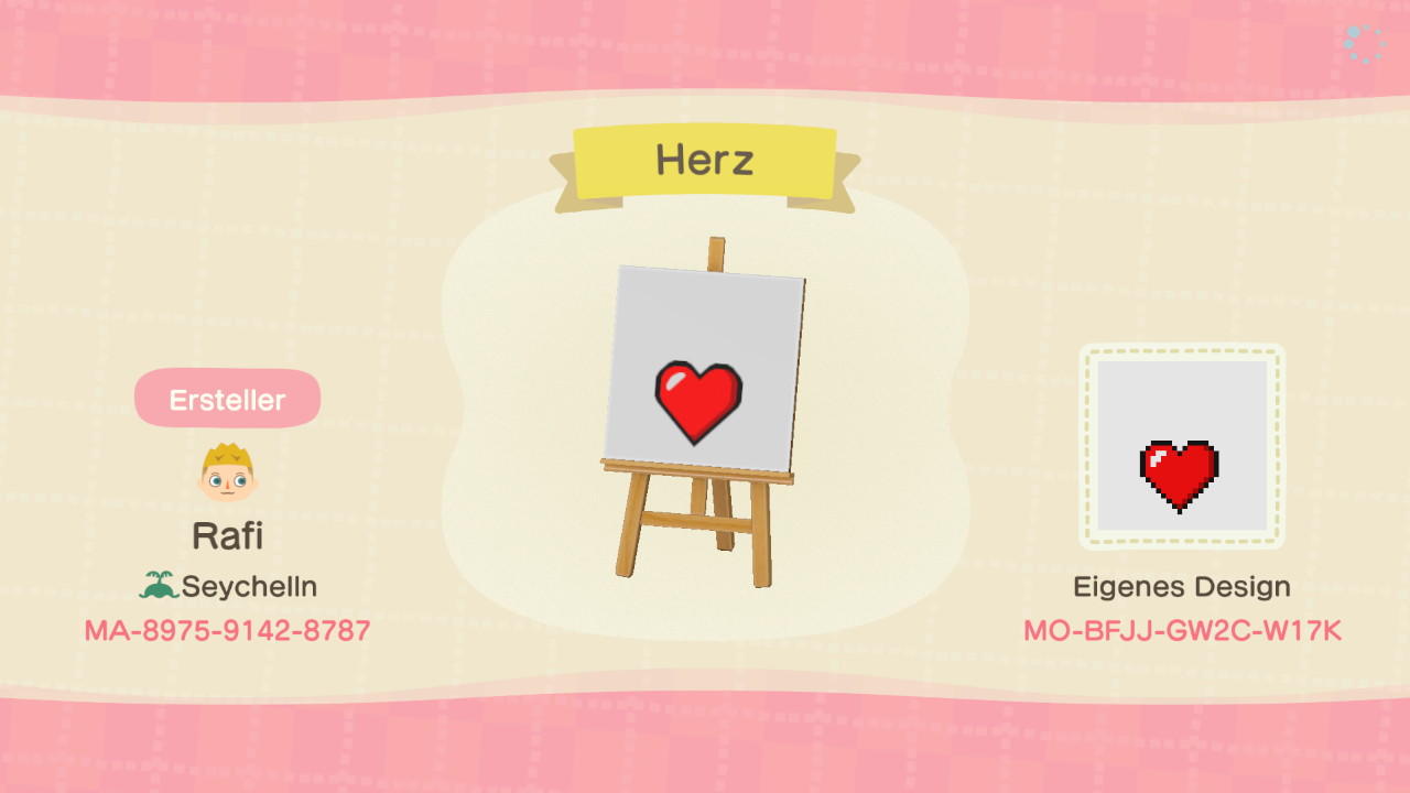 Animal Crossing New Horizons Design ID Codes, ACNH Creator IDs Database
