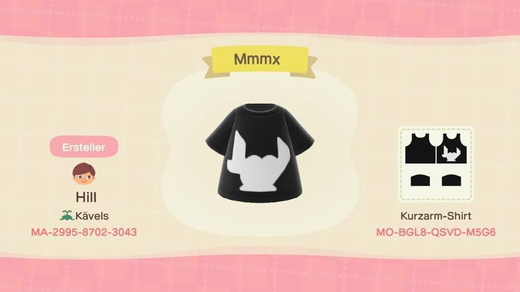 Animal Crossing Design Code: MO-BGL8-QSVD-M5G6 Mmmx