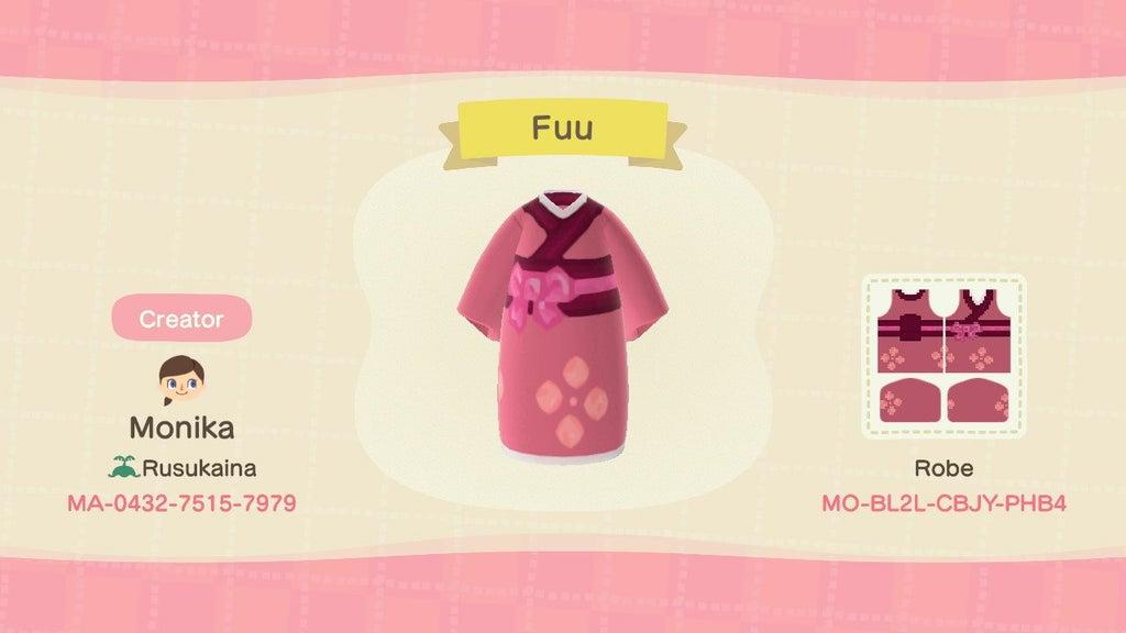 Animal Crossing Design Code: MO-BL2L-CBJY-PHB4 Fuu