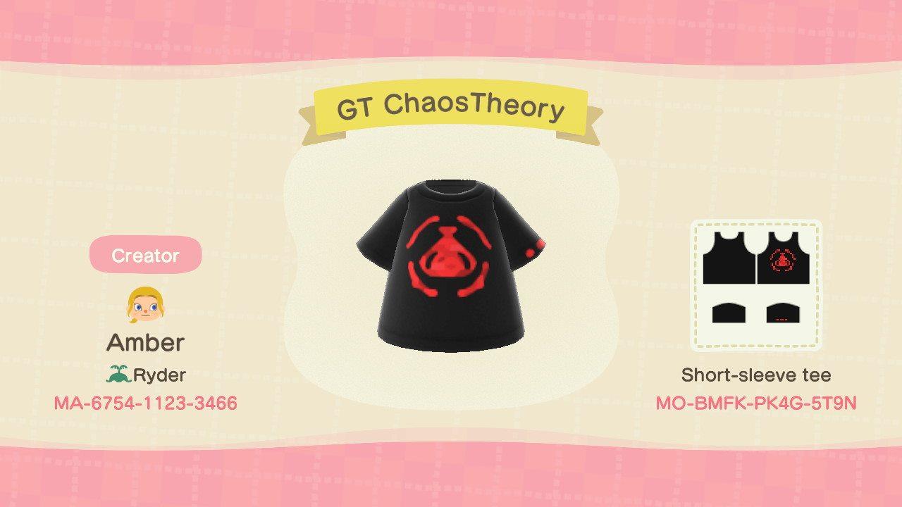 Animal Crossing Design Code: MO-BMFK-PK4G-5T9N GT ChaosTheory