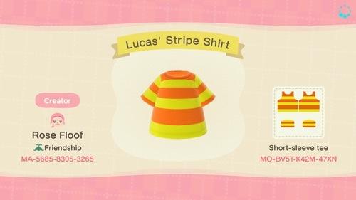 Animal Crossing Design Code: MO-BV5T-K42M-47XN Lucas