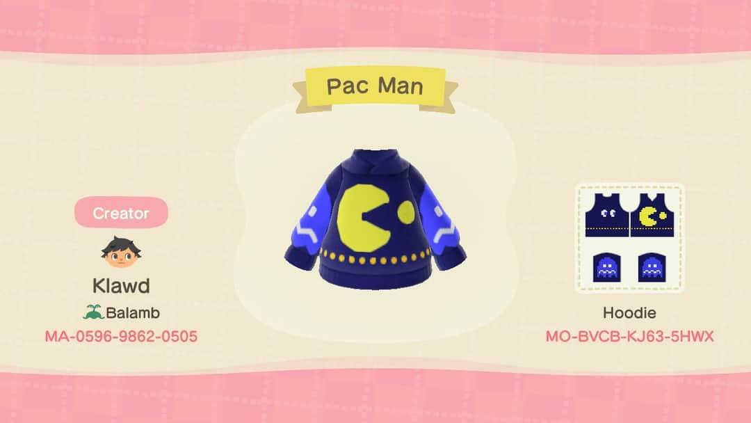 Animal Crossing Design Code: MO-BVCB-KJ63-5HWX Pac man Power