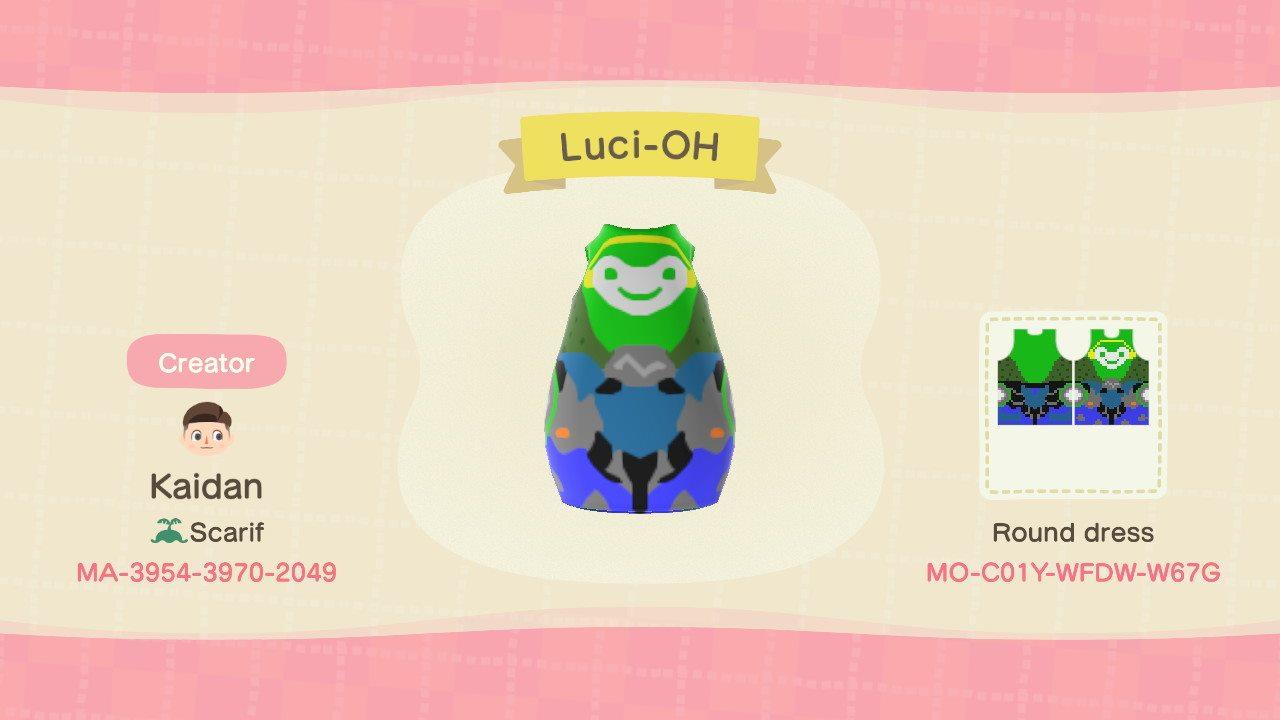 Animal Crossing Design Code: MO-C01Y-WFDW-W67G Luci-OH