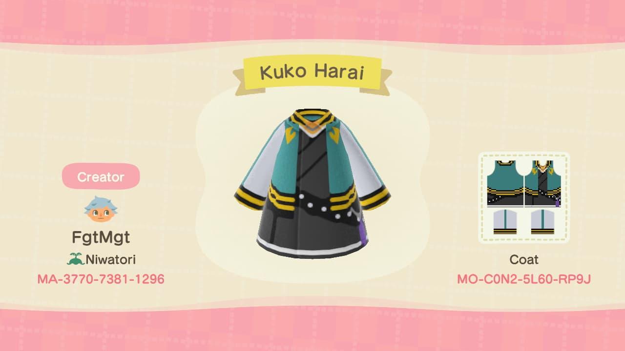 Animal Crossing Design Code: MO-C0N2-5L60-RP9J Kuko Harai
