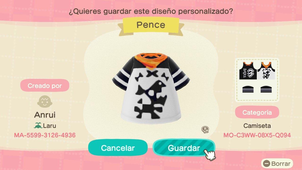 Animal Crossing Design Code: MO-C3WW-08X5-Q094 KH3 - Pence