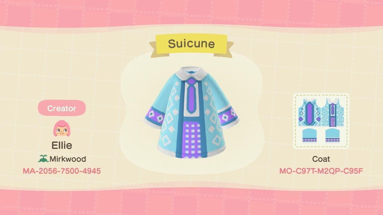 Animal Crossing Design Code: MO-C97T-M2QP-C95F Suicune
