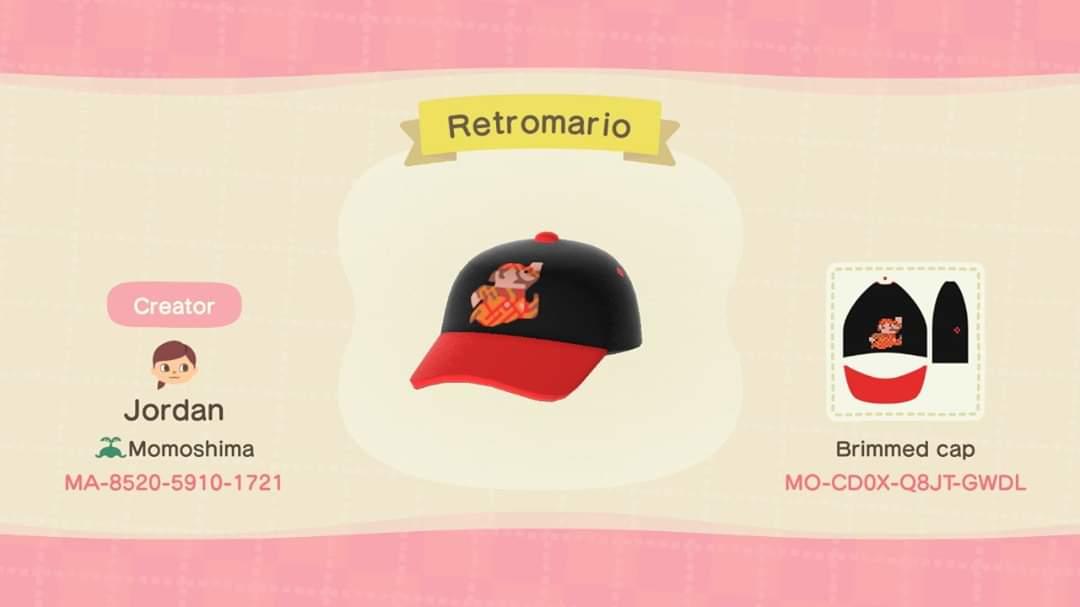 Animal Crossing Design Code: MO-CD0X-QBJT-GWDL Retromario