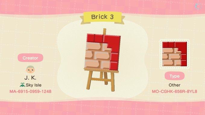 Animal Crossing Design Code: MO-CGHK-656R-8YL8 Brick 3