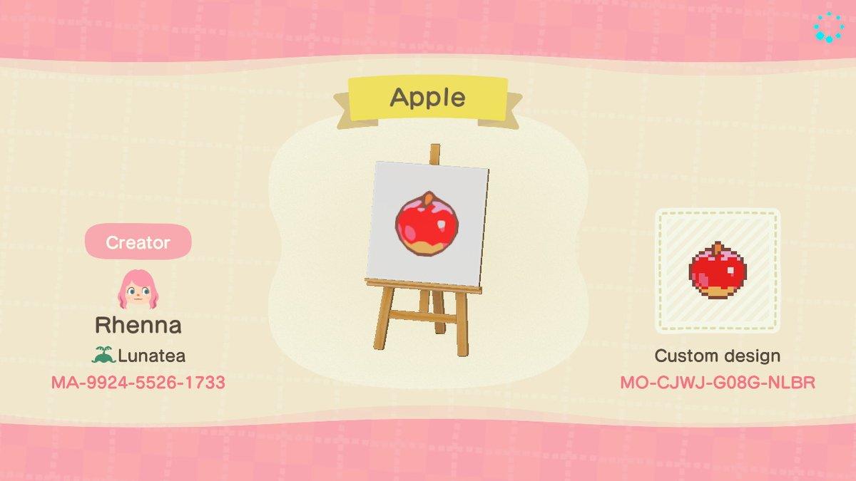 Animal Crossing Design Code: MO-CJWJ-G08G-NLBR Apple