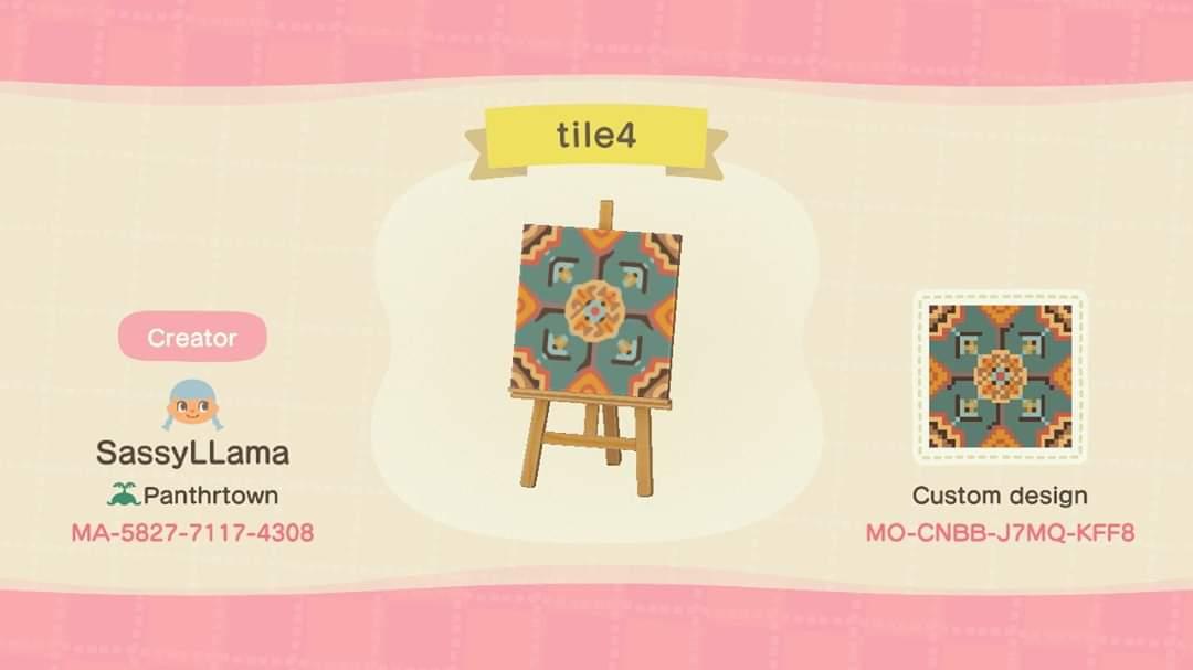Animal Crossing Design Code: MO-CNBB-J7MQ-KFF8 Tile 4