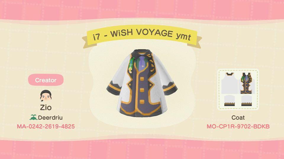 Animal Crossing Design Code: MO-CP1R-9702-BDKB i7 - Wish Voyage