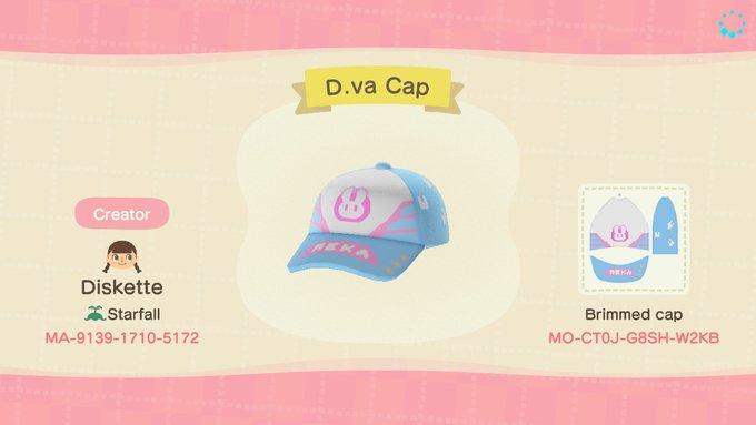 Animal Crossing Design Code: MO-CT0J-G8SH-W2KB D.va Cap