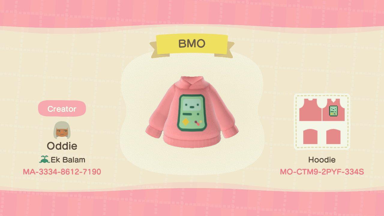 Animal Crossing Design Code: MO-CTM9-2PYF-334S BMO