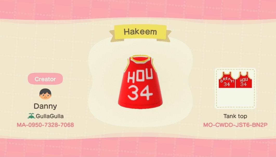 Animal Crossing Design Code: MO-CWDD-JST6-BN2P Hakeem