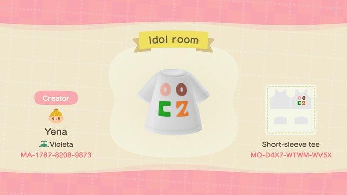 Animal Crossing Design Code: MO-D4X7-WTWM-WV5X Idol Room