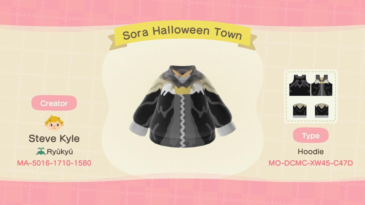 Animal Crossing Design Code: MO-DCMC-XW45-C47D Sora Hallowen Town
