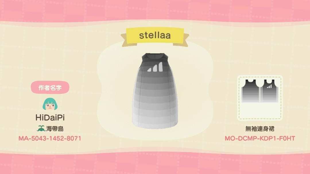 Animal Crossing Design Code: MO-DCMP-KDP1-F0HT sport dress