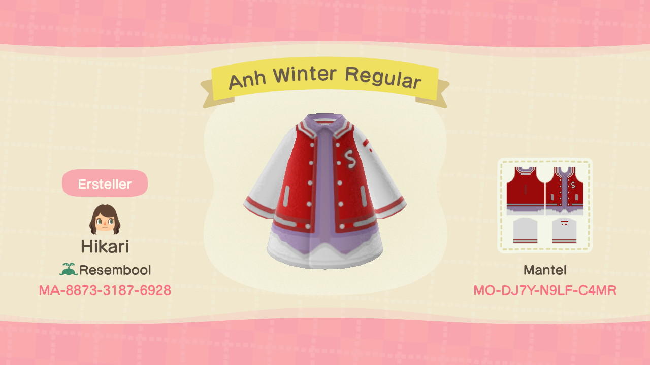 Animal Crossing Design Code: MO-DJ7Y-N9LF-C4MR Persona 5 Ann