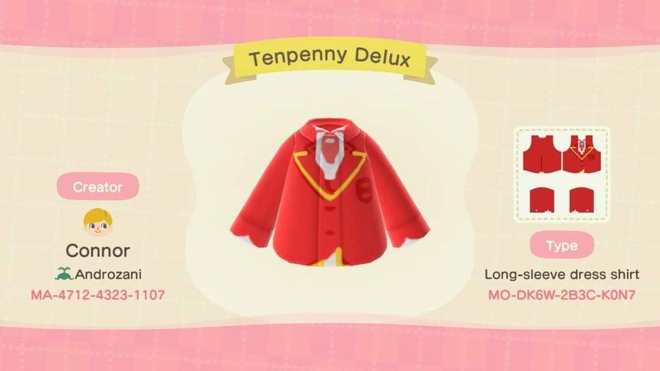 Animal Crossing Design Code: MO-DK6W-2B3C-K0N7 Tenpenny