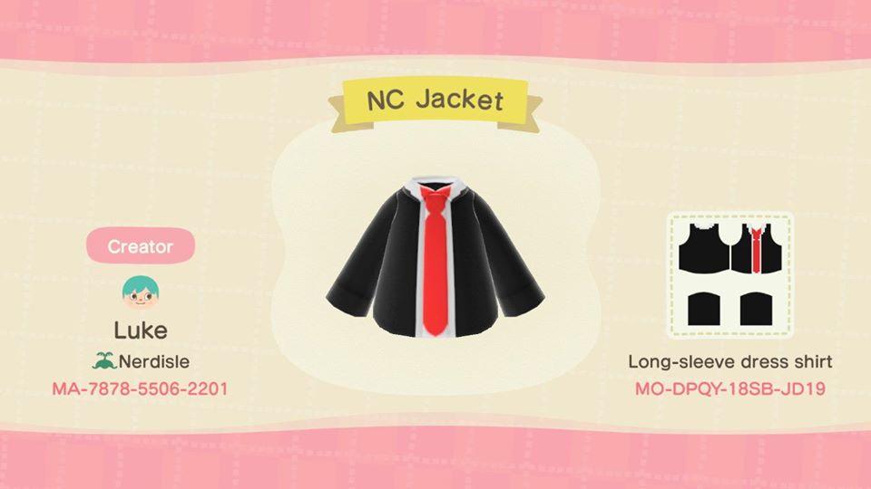 Animal Crossing Design Code: MO-DPQY-18SB-JD19 NC Jacket