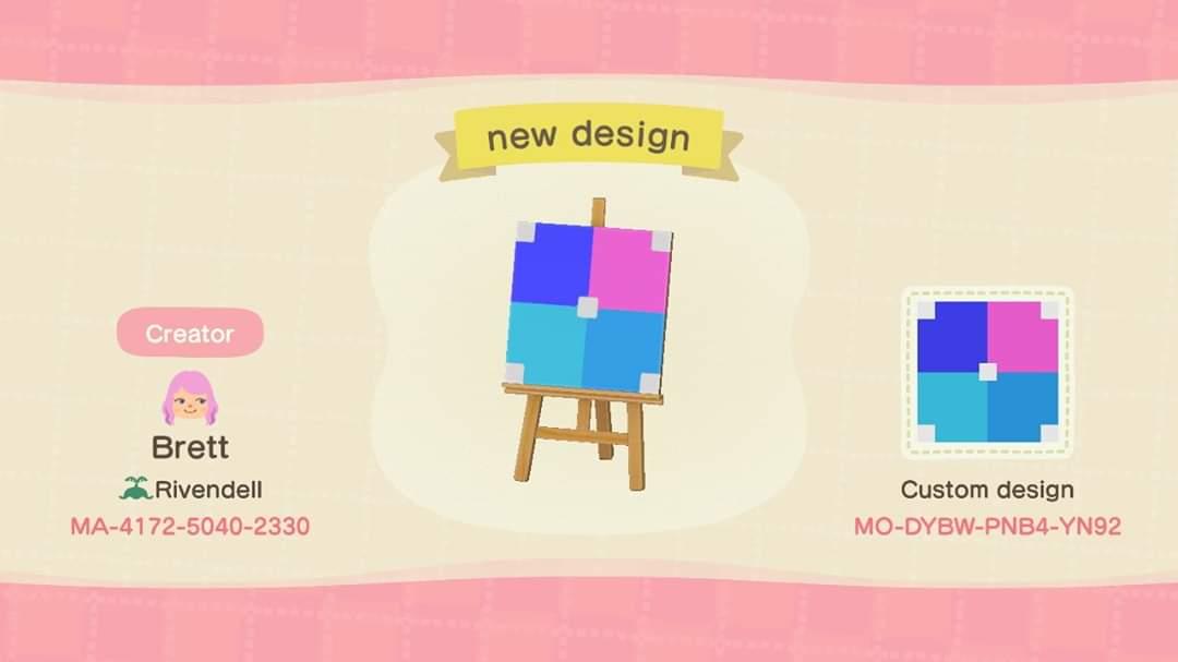 Animal Crossing Design Code: MO-DYBW-PNB4-YN92 Floor design