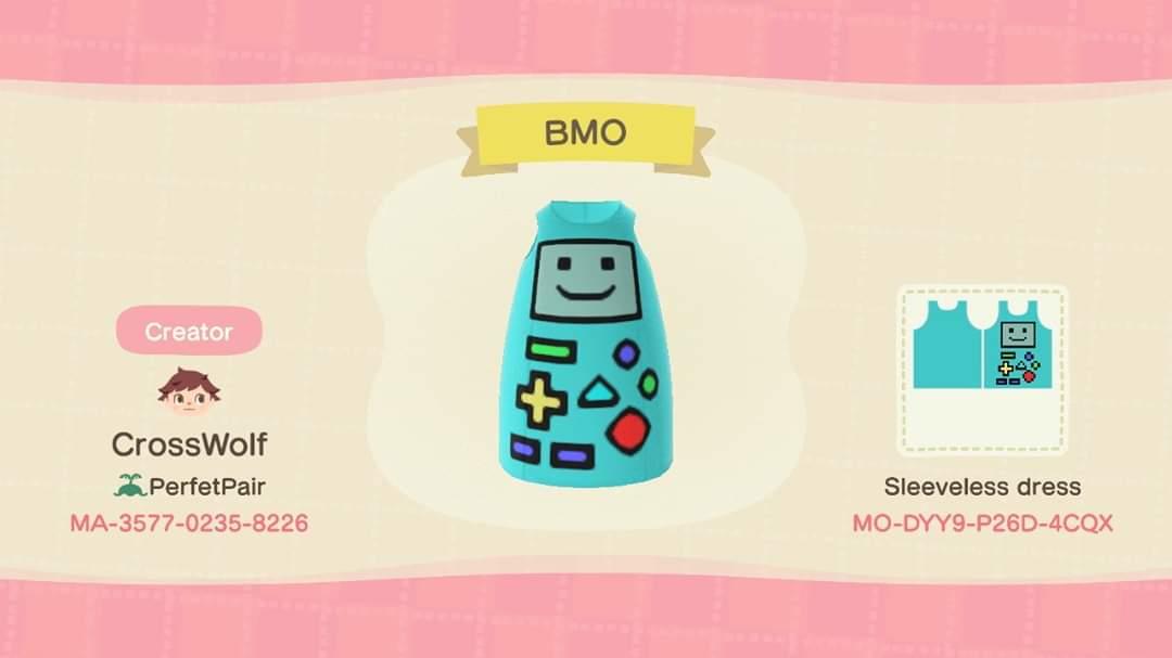 Animal Crossing Design Code: MO-DYY9-P26D-4CQX BMO