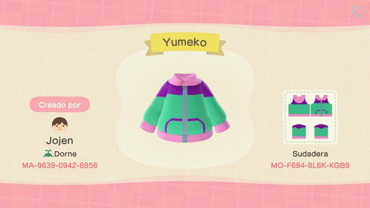 Animal Crossing Design Code: MO-F684-8L6K-KGB9 Yumeko