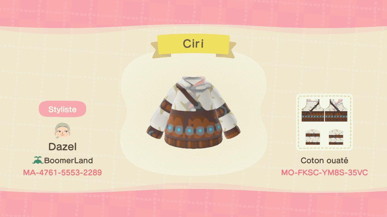Animal Crossing Design Code: MO-FKSC-YM8S-35VC Ciri