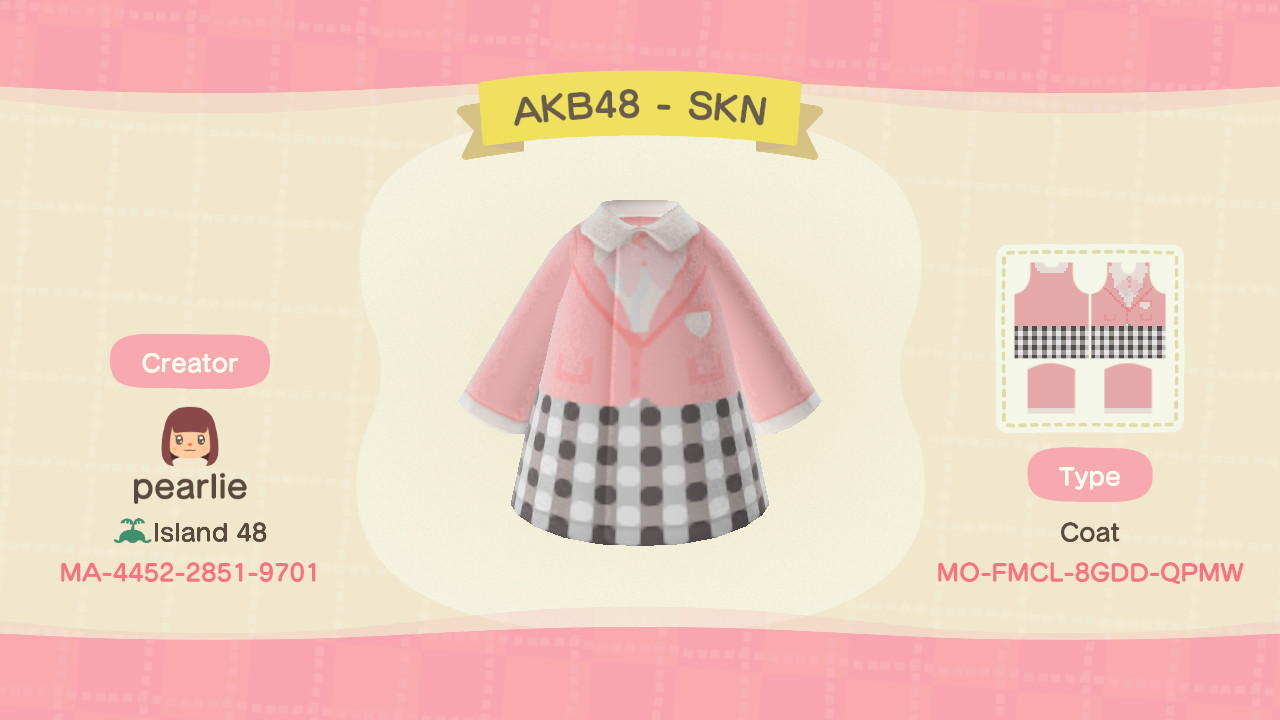 Animal Crossing Design Code: MO-FMCL-8GDD-QPMW Sakura nokini  Narou