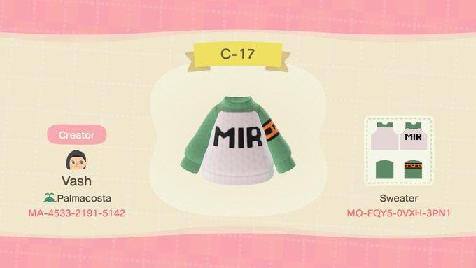 Animal Crossing Design Code: MO-FQY5-0VXH-3PN1 C-17
