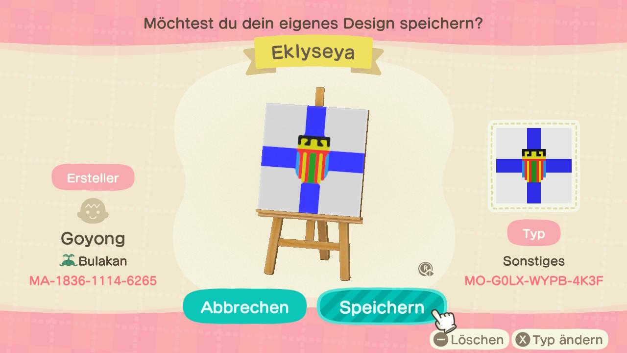 Animal Crossing Design Code: MO-G0LX-WYPB-4K3F Coptic Church