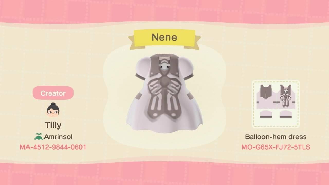 Animal Crossing Design Code: MO-G65X-FJ72-5TLS Nene