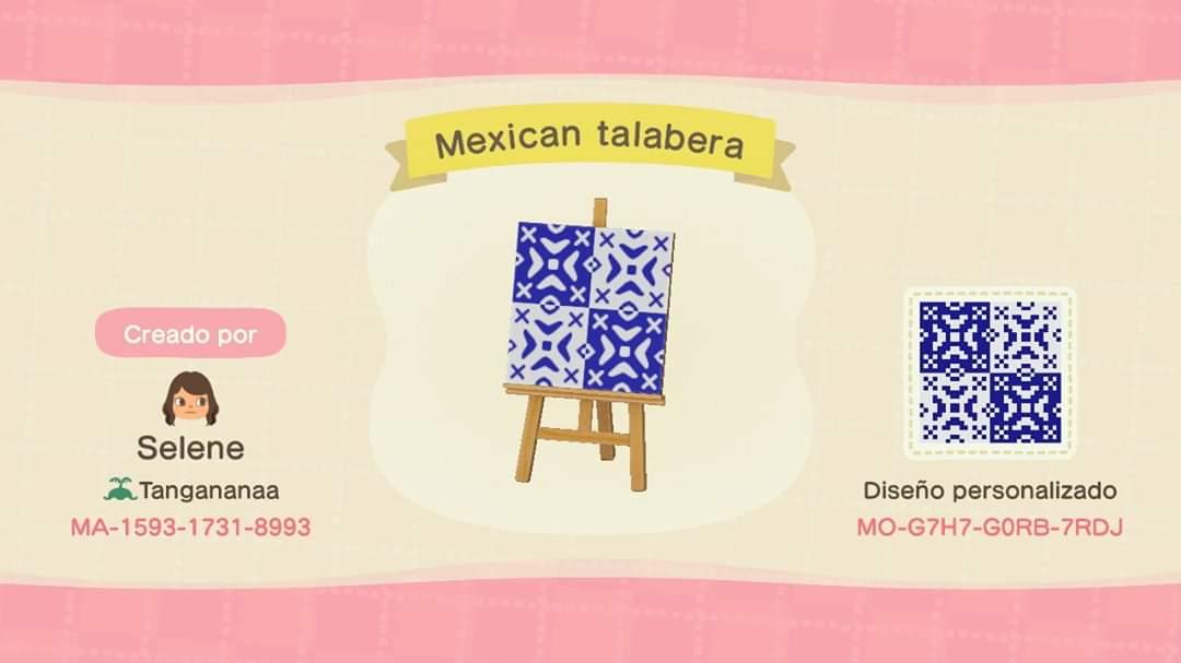 Animal Crossing Design Code: MO-G7H7-G0RB-7RDJ Mexican Decorations