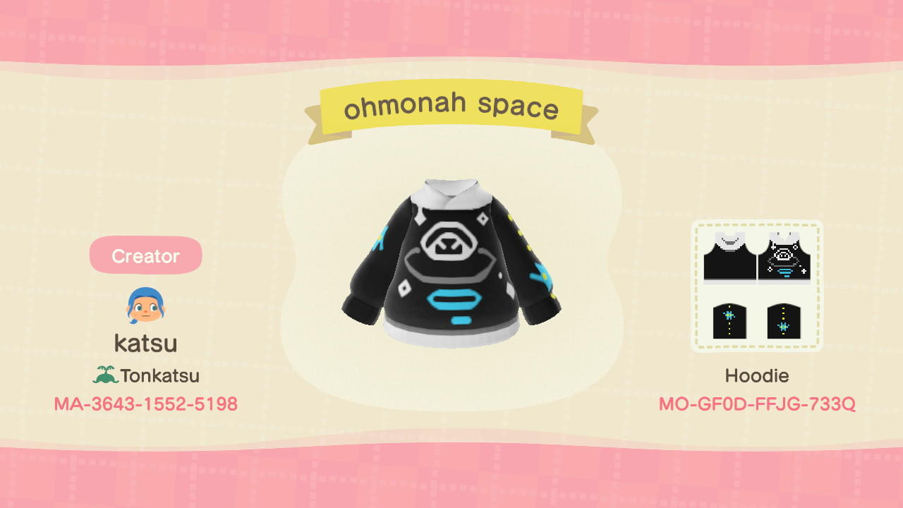 Animal Crossing Design Code: MO-GF0D-FFJG-733Q Ohmonah space