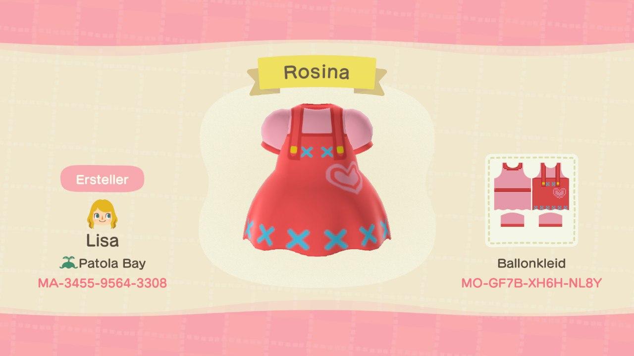 Animal Crossing Design Code: MO-GF7B-XH6H-NL8Y Reese&#39;s Apron