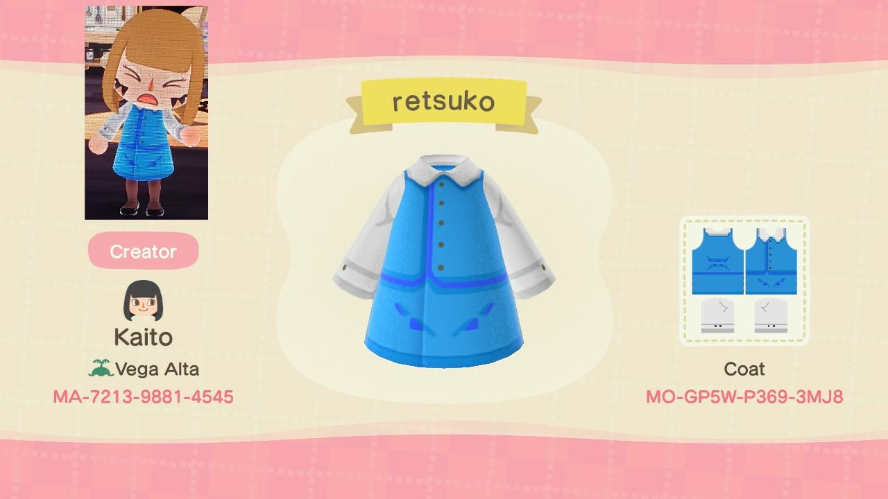 Animal Crossing Design Code: MO-GP5W-P369-3MJ8 Retsuko