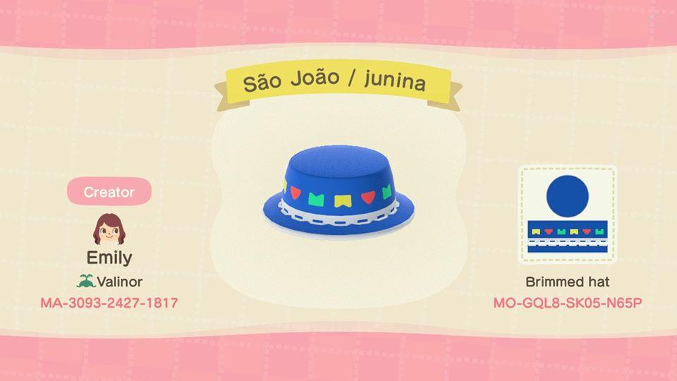 Animal Crossing Design Code: MO-GQL8-SK05-N65P São João / junina