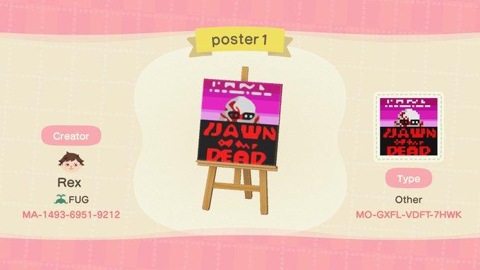 Animal Crossing Design Code: MO-GXFL-VDFT-7HWK DAWN OF THE DEAD