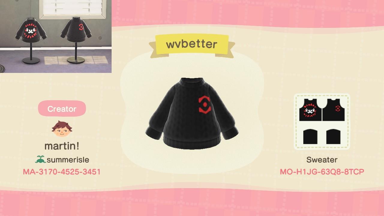 Animal Crossing Design Code: MO-H1JG-63Q8-8TCP Wonder Visitor