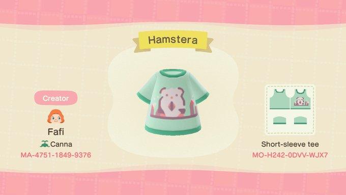 Animal Crossing Design Code: MO-H242-0DVV-WJX7 Hamstera