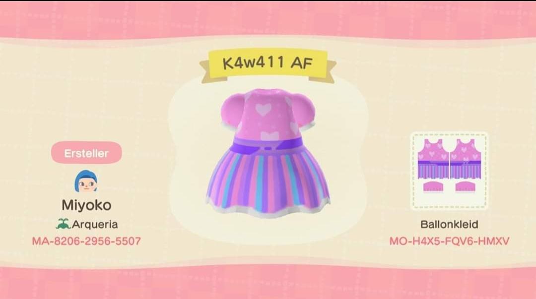 Animal Crossing Design Code: MO-H4X5-FQV6-HMXV K4w411 AF