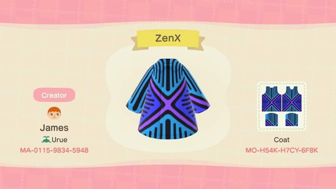 Animal Crossing Design Code: MO-H54K-H7CY-6F8K ZenX