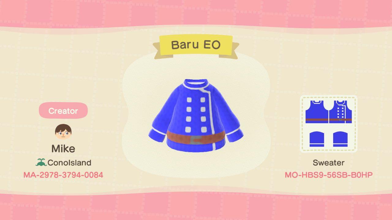 Animal Crossing Design Code: MO-HBS9-56SB-B0HP Baru EO