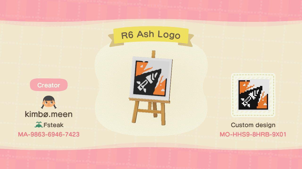 Animal Crossing Design Code: MO-HHS9-8HRB-9X01 R6 ASH