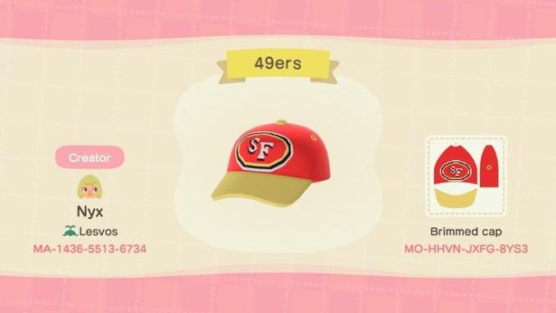 Animal Crossing Design Code: MO-HHVN-JXFG-8YS3 49ers