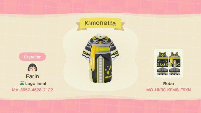 Animal Crossing Design Code: MO-HK30-KFMS-F9XN Kimonetta