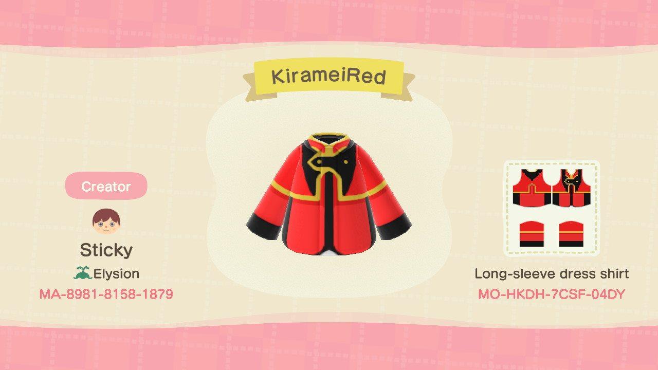 Animal Crossing Design Code: MO-HKDH-7CSF-04DY Kirameired