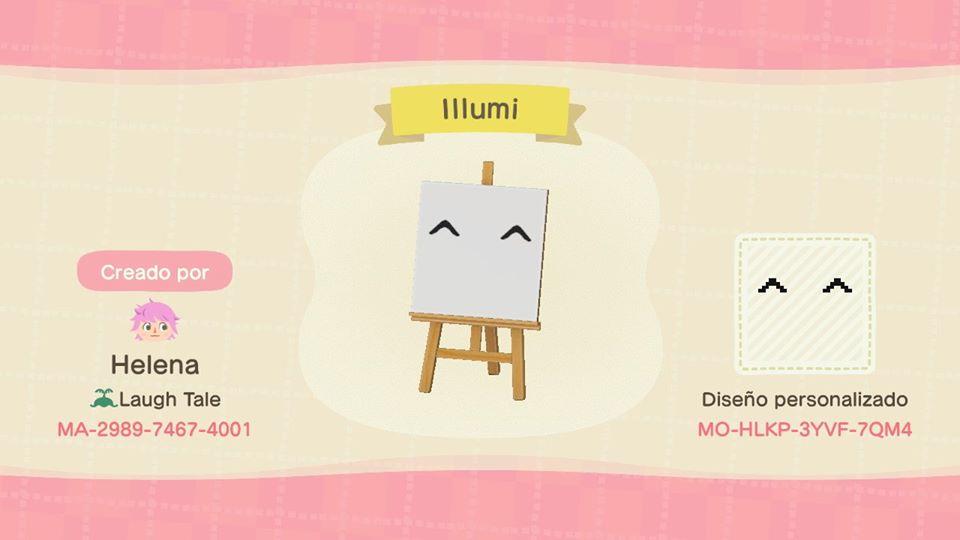 Animal Crossing Design Code: MO-HLKP-3YVF-7QM4 Illumi's eyebrows