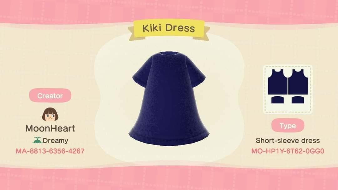 Animal Crossing Design Code: MO-HP1Y-6T62-0GG0 Kiki DeliveryService